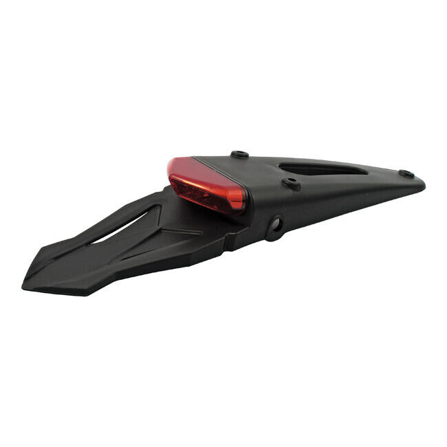 Parafango posteriore con portatarga e fanalino omologato per Yamaha Suzuki Kawasaki